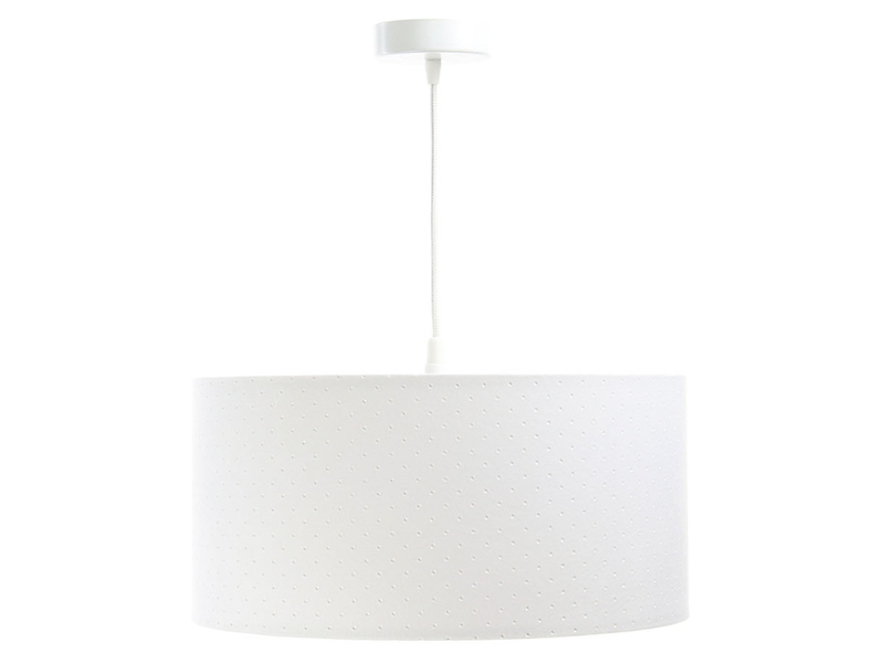 Lampa wisząca Jasmine bebe tkaninowa 40 cm biała 55867