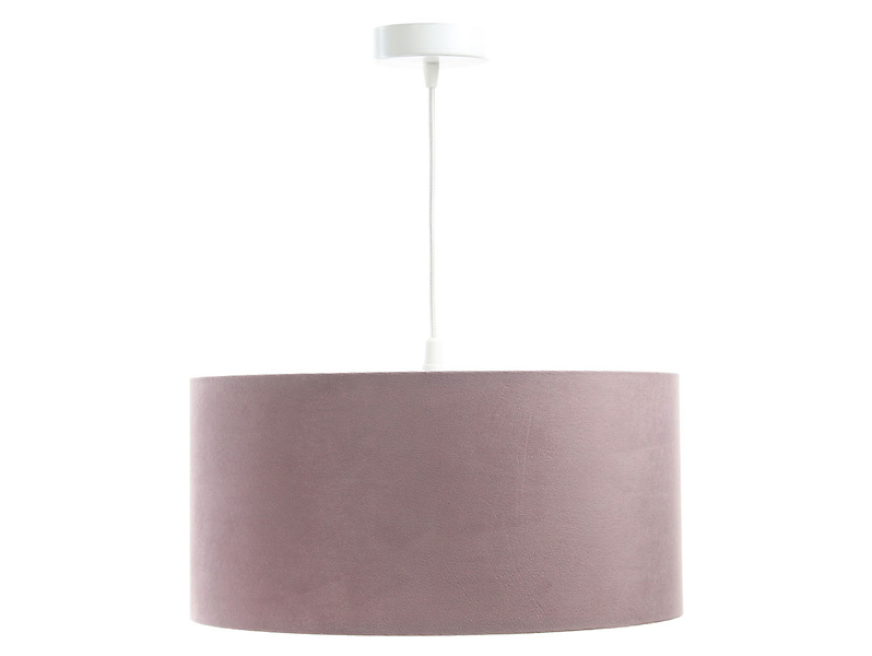 Lampa wisząca Jasmine bebe tkaninowa 40 cm różowa 55863