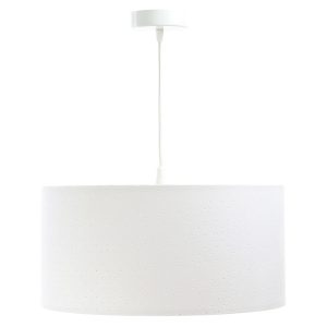 Lampa wisząca Jasmine bebe tkaninowa 50 cm biała 55868