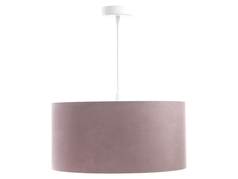 Lampa wisząca Jasmine bebe tkaninowa 50 cm różowa 55864