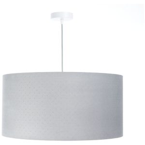 Lampa wisząca Jasmine bebe tkaninowa 50 cm szara 55884