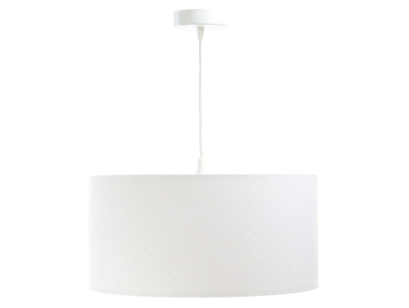 Lampa wisząca Jasmine bebe tkaninowa 60 cm biała 55869