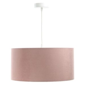 Lampa wisząca Jasmine bebe tkaninowa 60 cm różowa 55862