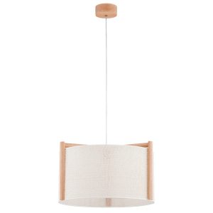 Lampa wisząca jasne drewno-biała LEIDI 1xE27x15W wym: 105x47x47 cm Alfa 837848 Lampa wisząca jasne drewno-biała LEIDI 1xE27x15W wym: 105x47x47 cm Alfa 837848