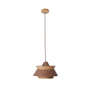 Lampa wisząca jasne drewno-ciemne drewno KIOTO 1xE27x60W Maxlight 845997 Lampa wisząca jasne drewno-ciemne drewno KIOTO 1xE27x60W Maxlight 845997