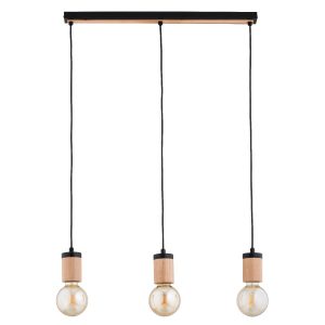 Lampa wisząca jasne drewno-czarna SAFARI 3xE27x15W wym: 90x64x6 cm Alfa 836181 Lampa wisząca jasne drewno-czarna SAFARI 3xE27x15W wym: 90x64x6 cm Alfa 836181