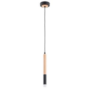 Lampa wisząca jasne drewno-czarna-złota RODEO 1xG9x10W Alfa 836375 Lampa wisząca jasne drewno-czarna-złota RODEO 1xG9x10W Alfa 836375