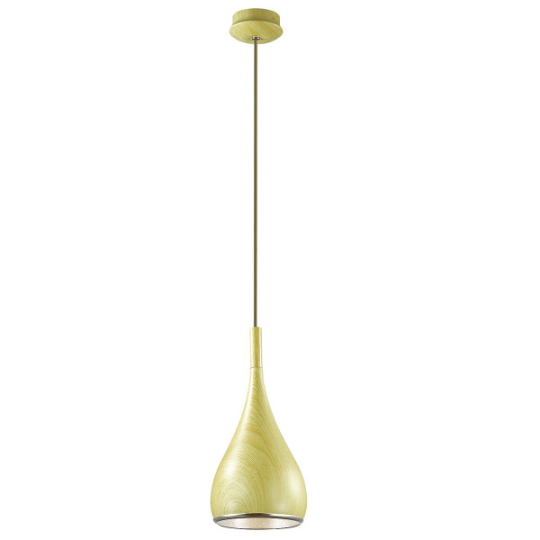 Lampa wisząca jasne drewno Gemma 1xE27x60W wym: 120x16x16 cm Italux 858030