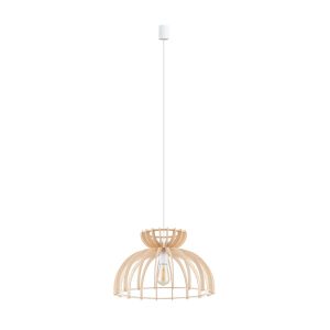 Lampa wisząca jasne drewno KYMI 1xE27x60W Nowodvorski 852090