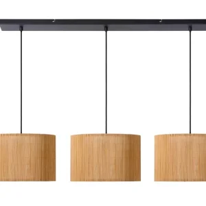 Lampa wisząca jasne drewno MAGIUS 3xE27x40W wym: 155x110x32 cm Lucide 850148