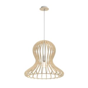 Lampa wisząca jasne drewno OCTO 1xE27x20W wym: 91x44x44 cm Amplex 847940 Lampa wisząca jasne drewno OCTO 1xE27x20W wym: 91x44x44 cm Amplex 847940