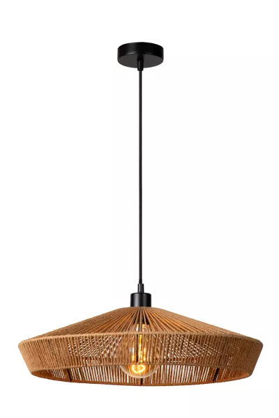 Lampa wisząca jasne drewno YUNKAI 1xE27x60W wym: 145x50x50 cm Lucide 854493