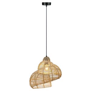 Lampa wisząca jasno-brązowa SHELLA 1xE27x15W Light Prestige 836913 Lampa wisząca jasno-brązowa SHELLA 1xE27x15W Light Prestige 836913