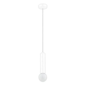 Lampa wisząca JAZZ biała 1xE27x15W wym:90x10x10cm IP20 Alfa 1025366