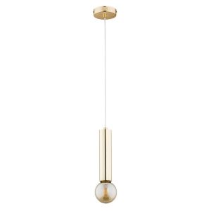 Lampa wisząca JAZZ złota 1xE27x15W wym:90x10x10cm IP20 Alfa 1025321