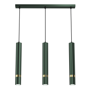 Lampa wisząca JOKER zielony-złoty metal GU10 90 cm 1072011 Lampa wisząca JOKER zielony-złoty metal GU10 90 cm 1072011