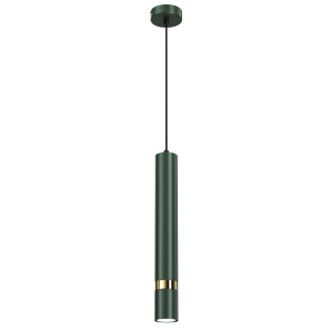 Lampa wisząca JOKER zielony-złoty metal GU10 90 cm 1071969 Lampa wisząca JOKER zielony-złoty metal GU10 90 cm 1071969