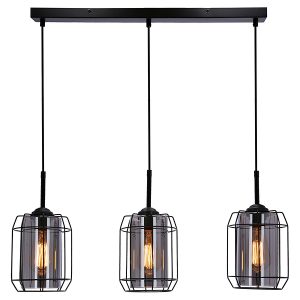 Lampa wisząca Jonera 3-punktowa metalowa czarna 201563 Lampa wisząca Jonera 3-punktowa metalowa czarna 201563