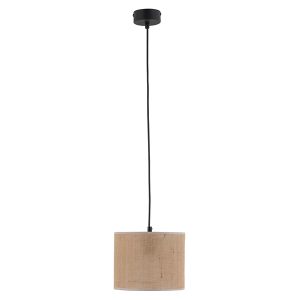 Lampa wisząca Juta tkaninowa beżowa 219577 Lampa wisząca Juta tkaninowa beżowa 219577
