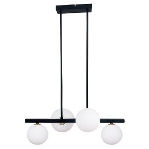 Lampa wisząca Kama 4-punktowa metalowa czarna 195417 Lampa wisząca Kama 4-punktowa metalowa czarna 195417