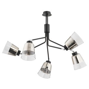 Lampa wisząca KAPITOL linearne ramiona czarna 5xE27x15W IP20 Alfa 1030150 Lampa wisząca KAPITOL linearne ramiona czarna 5xE27x15W IP20 Alfa 1030150