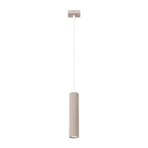 Lampa wisząca KARBON 1 taupe ryflowana 765253 Lampa wisząca KARBON 1 taupe ryflowana 765253