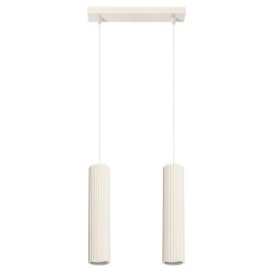Lampa wisząca Karbon 2-punktowa aluminiowa beżowa 439229 Lampa wisząca Karbon 2-punktowa aluminiowa beżowa 439229