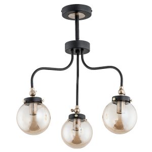 Lampa wisząca KARDAN pozginane ramiona czarna 3xE14x10W IP20 Alfa 1018941 Lampa wisząca KARDAN pozginane ramiona czarna 3xE14x10W IP20 Alfa 1018941