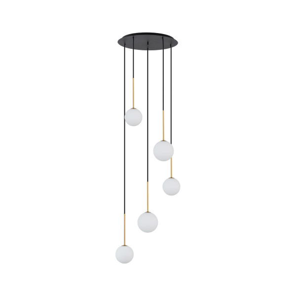 Lampa wisząca KARO szklane klosze kulki 10303 Nowodvorski 271264