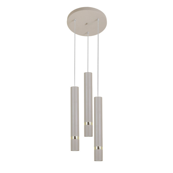 Lampa wisząca kaszmirowa JOKER CASHMERE 3xGU10x10W wym: 90x30x30 cm Milagro 836258