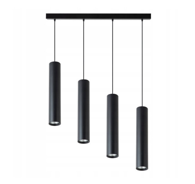 Lampa wisząca Keon 4xGU10 czarna 1071820