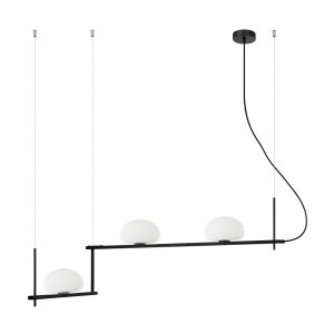 Lampa wisząca Kernio klosze na konstrukcji czarna 3xG9x25W IP20 Italux 1026847 Lampa wisząca Kernio klosze na konstrukcji czarna 3xG9x25W IP20 Italux 1026847