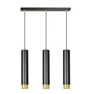 Lampa Wisząca Kibo 3 Bl/Gold 752577 Lampa Wisząca Kibo 3 Bl/Gold 752577