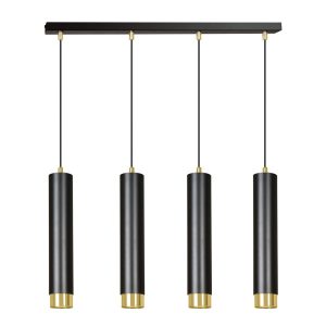 Lampa Wisząca Kibo 4 Bl/Gold 752712 Lampa Wisząca Kibo 4 Bl/Gold 752712
