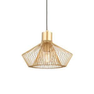 Lampa wisząca KIMBERLEY złota 1xE27x20W wym:155x31x31cm IP20 Endon 988615 Lampa wisząca KIMBERLEY złota 1xE27x20W wym:155x31x31cm IP20 Endon 988615