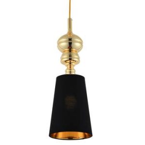 LAMPA WISZĄCA kinkiet QUEEN-1 elegancka ZŁOTA 25cm 192909