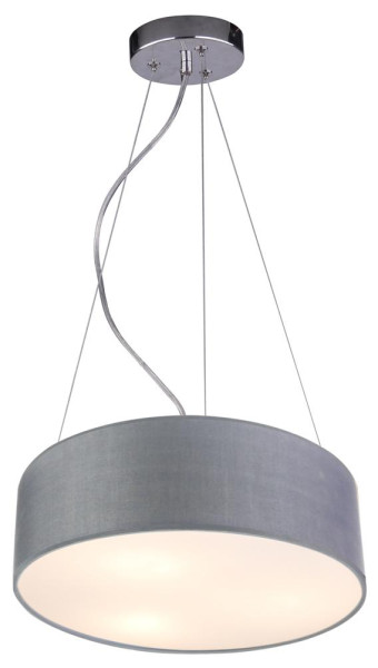 Lampa wisząca KIOTO 40 3x40w e27 jasno szary 800335