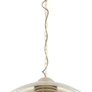 Lampa Wisząca Kitchen Beżowo-złota 1xE27 47 cm Nowoczesna Kuchnia Taupe 759151