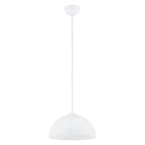 Lampa wisząca Klara 80 cm szklana biała 670383