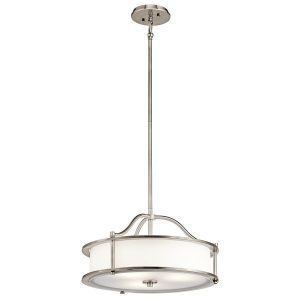 Lampa wisząca klasyczny pewter Emory 3xE27x60W Kichler 849558