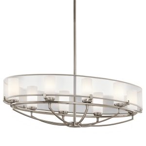 Lampa wisząca klasyczny pewter Saldana 8xG9x3W Kichler 849178