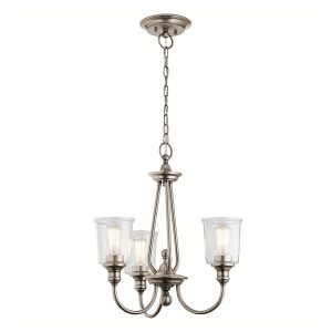 Lampa wisząca klasyczny pewter Waverly 3xE27x60W Kichler 849563