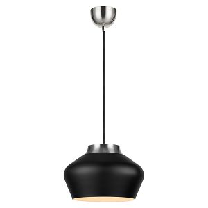 Lampa wisząca Kom metalowa czarna 27103