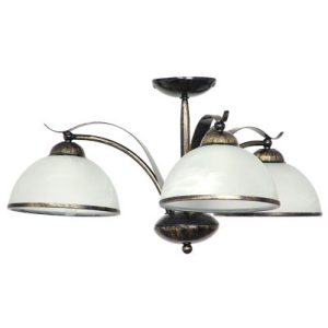 Lampa wisząca Korfu złota patyna-biała 3xE27x15W IP20 Luminex 1030313 Lampa wisząca Korfu złota patyna-biała 3xE27x15W IP20 Luminex 1030313