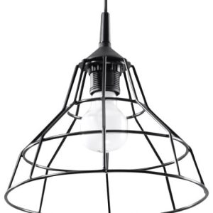 Lampa wisząca KORINA czarna 1xE27x60W wym:80x25x25cm IP20 Pure Lume 1026804
