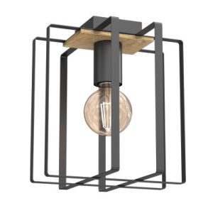Lampa wisząca Kortez czarny mat-jasne drewno 1xE27x15W IP20 Luminex 1030314 Lampa wisząca Kortez czarny mat-jasne drewno 1xE27x15W IP20 Luminex 1030314
