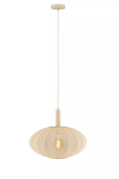 Lampa wisząca kremowa CORINA 1xE27x40W wym: 170x50x50 cm Lucide 850159