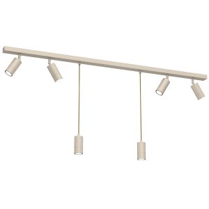 Lampa wisząca kremowa Link 6xGU10x8W wym: 110x150x6 cm Luminex 845699 Lampa wisząca kremowa Link 6xGU10x8W wym: 110x150x6 cm Luminex 845699