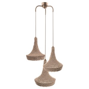 Lampa wisząca kremowa MAHAKA 3xE27x20W wym: 175x50x50 cm Shilo 845229 Lampa wisząca kremowa MAHAKA 3xE27x20W wym: 175x50x50 cm Shilo 845229