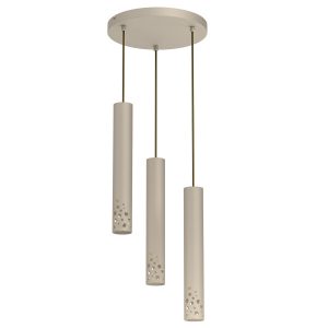 Lampa wisząca kremowa Tibia Buble 3xGU10x8W wym: 110x30x30 cm Luminex 845971 Lampa wisząca kremowa Tibia Buble 3xGU10x8W wym: 110x30x30 cm Luminex 845971